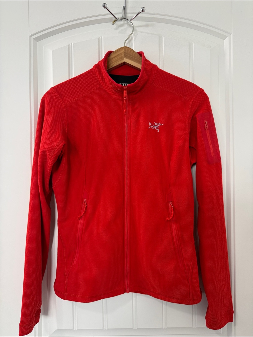 Arc'teryx Delta Lt Jacket Women's Hard Coral Full-Zip Size Small